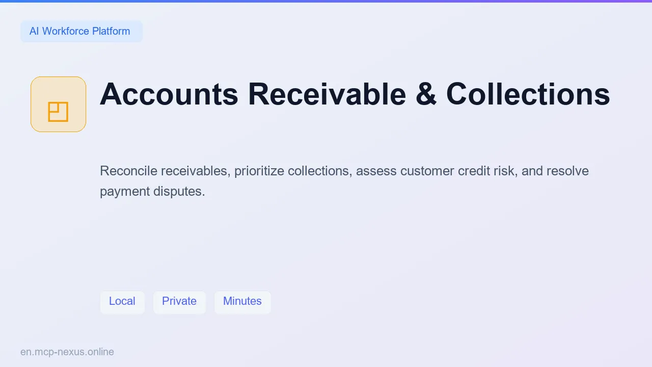 Accounts Receivable & Collections demo