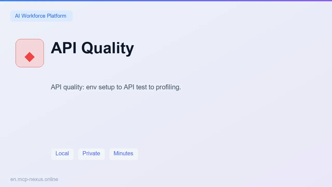 API Quality demo