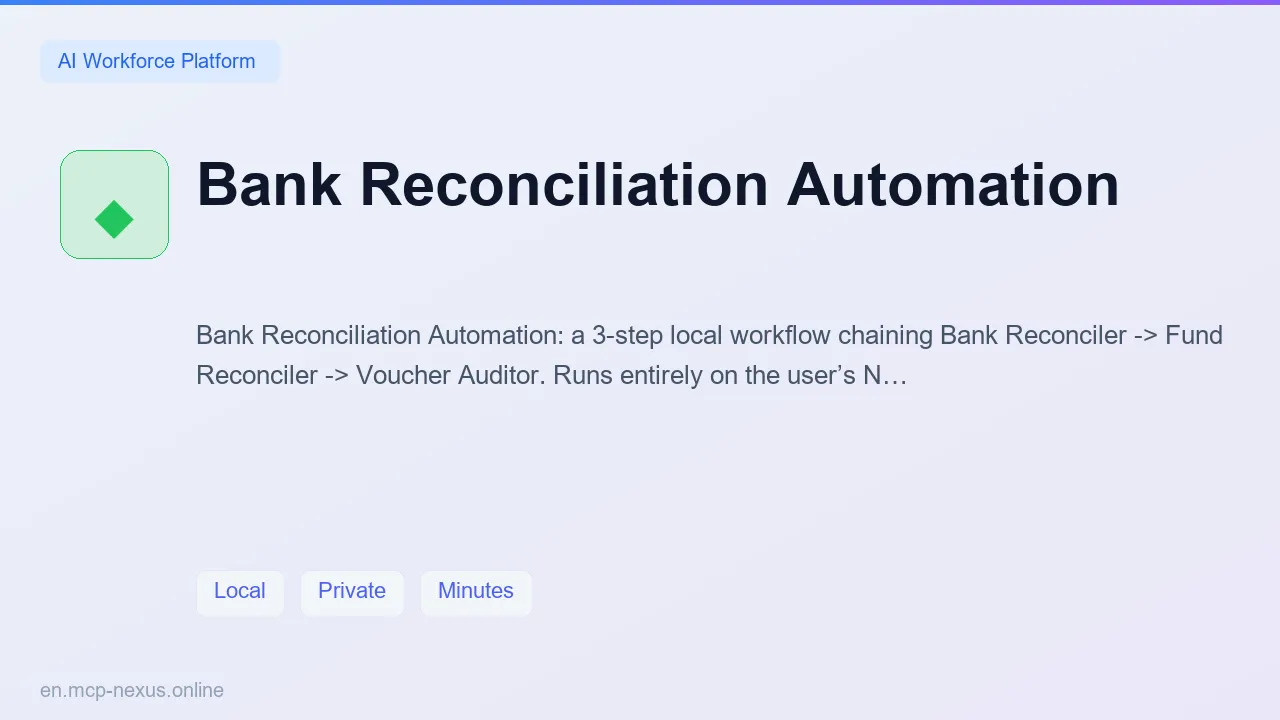 Bank Reconciliation Automation demo