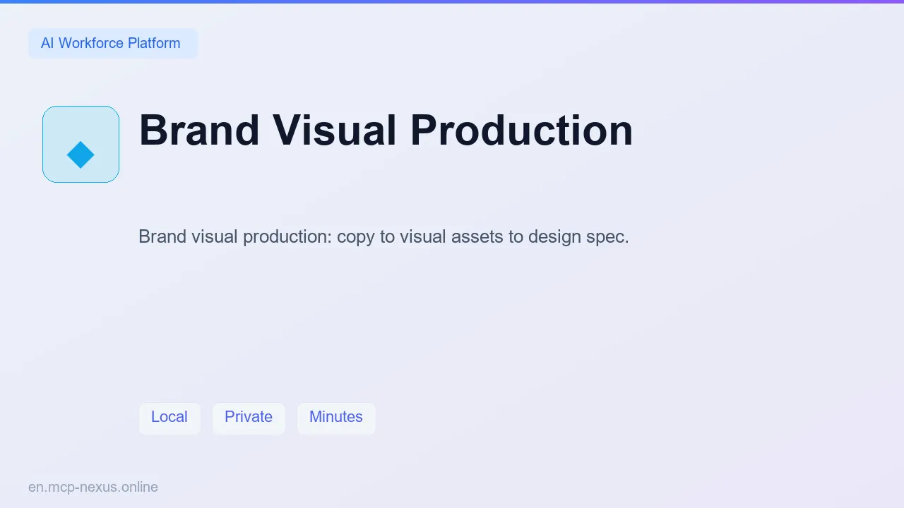Brand Visual Production demo
