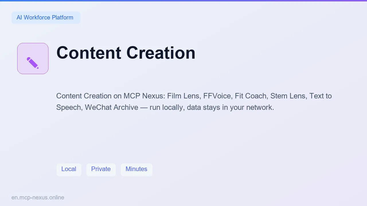 Content Creation demo