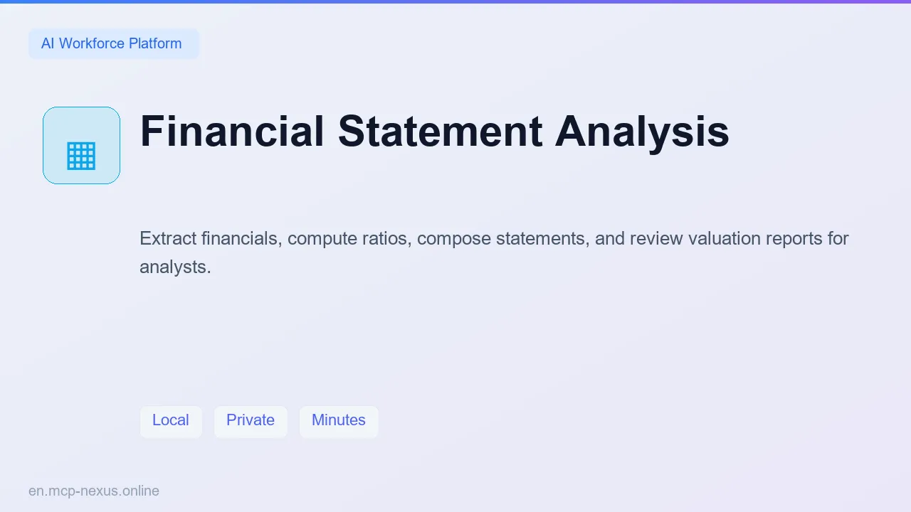 Financial Statement Analysis demo