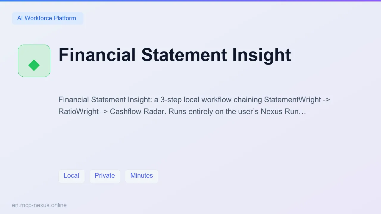 Financial Statement Insight demo