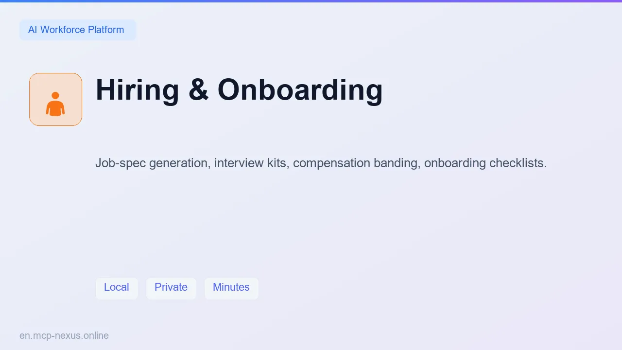 Hiring & Onboarding demo