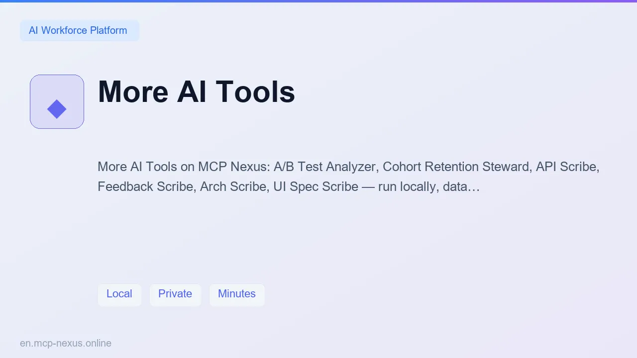 More AI Tools demo