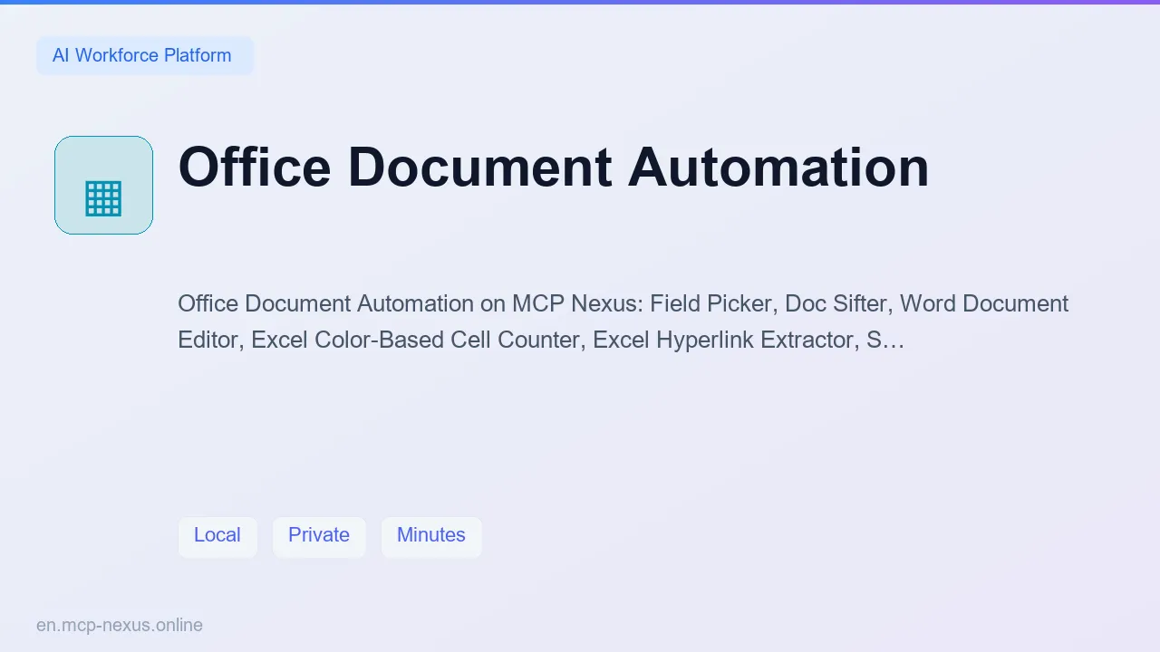 Office Document Automation demo