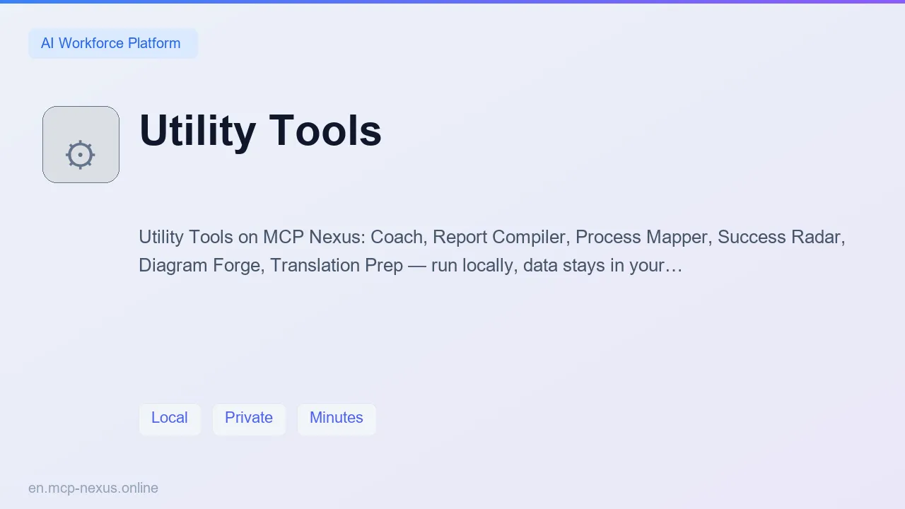 Utility Tools demo